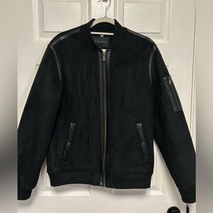 Sean John Black Men's Velvet Bomber Jacket Size Small